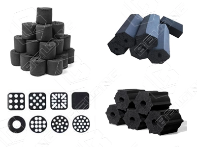 finished products of honeycomb briquette machine