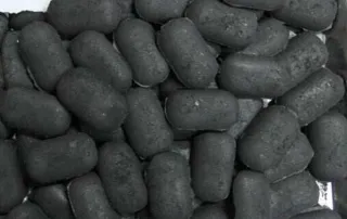 oval shape charcoal briquettes